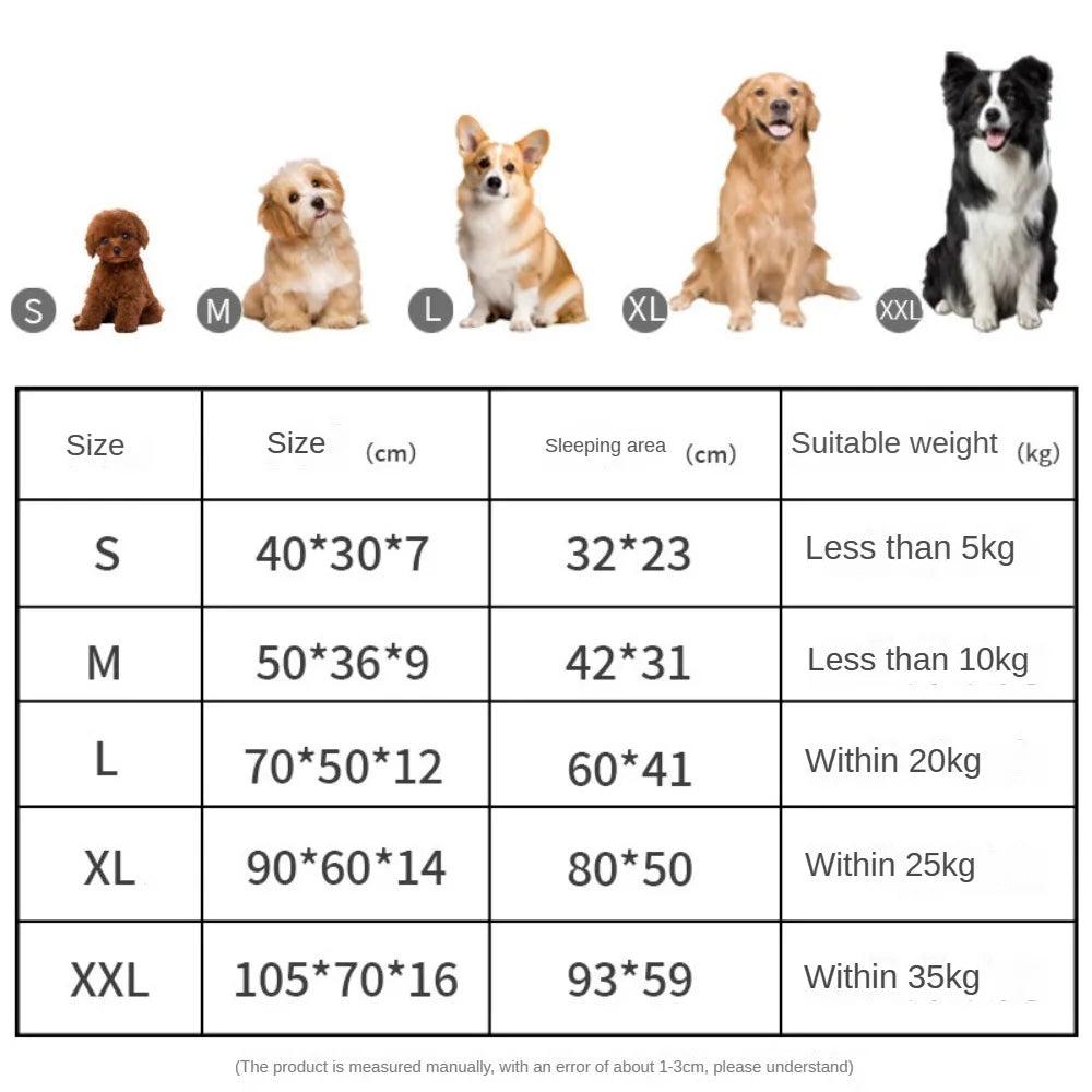 Anti bite dog kennel waterproof bite resistant all season universal mat removable and washable 900D Oxford cloth  spring summer