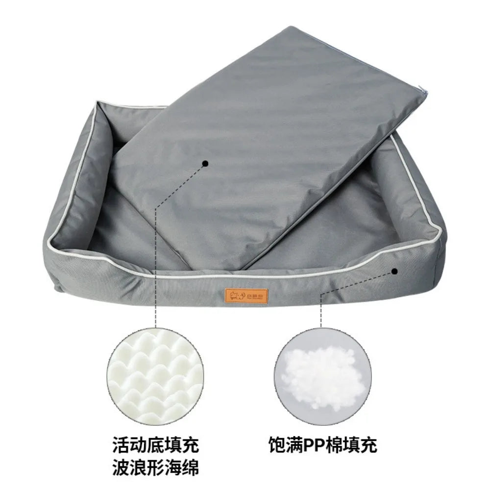 Anti bite dog kennel waterproof bite resistant all season universal mat removable and washable 900D Oxford cloth  spring summer